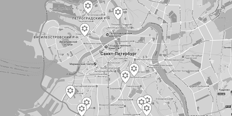 Майсапп внедрила вывод списка поставщиков на картах городов